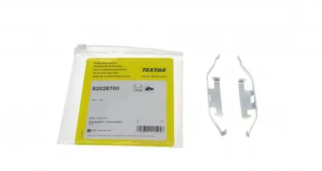 Планка супорта (заднього) прижимна (к-кт) BMW 3 (E90)/7 (E32)/5 (E34) (Teves) TEXTAR 82028700 (фото 1)