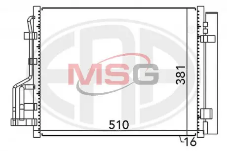 Фото 1 - радиатор ERA 667122 Радиатор ERA 667122 (фото 1)