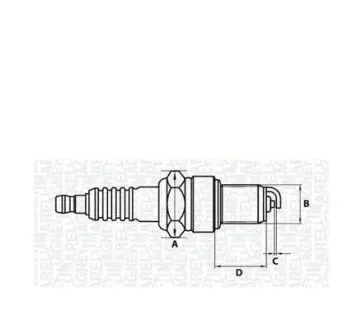 Фото 1 - свеча сжигания CT6FMR ВАЗ 2108-099, DAEWOO LANOS 1.5 MAGNETI MARELLI 062000771304 Свеча сжигания CT6FMR ВАЗ 2108-099, DAEWOO LANOS 1.5 MAGNETI MARELLI 062000771304 (фото 1)