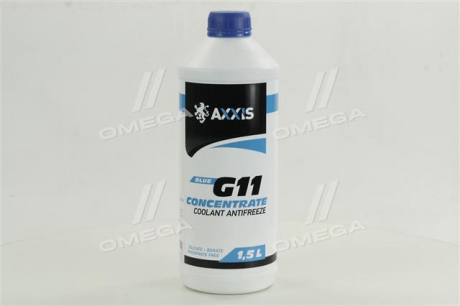 Антифриз <AXXIS> BLUE концентрат G11 (-80C) (Канистра 1,5 л) AXXIS Польша 48021106370