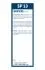 Щітка склоочисника заднього 350 mm Land Rover Discovery Sport (15-...) BOSCH 3397004358 (фото 6)