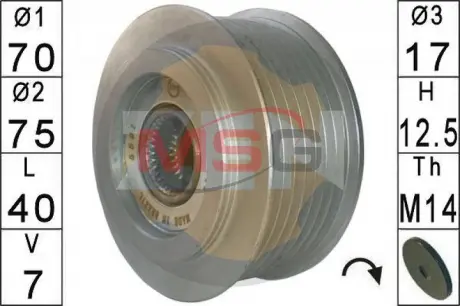 Механизм свободного хода генератора ZEN ZN5591