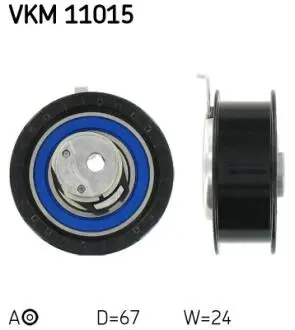 Ролик модуля натяжителя ремня SKF VKM 11015