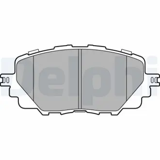Тормозные колодки, дисковые Delphi LP3284