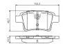 Колодки тормозные дисковые BOSCH 0986495448 (фото 1)