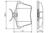 Колодки тормозные дисковые BOSCH 0986495090 (фото 1)