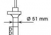 Амортизатор газомасляные KYB 334045 (фото 2)