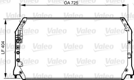 Конденсер кондиционера Valeo 814247
