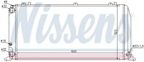 Радиатор наддува NISSENS 96373