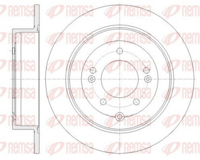 Диск гальмівний REMSA 61779.00