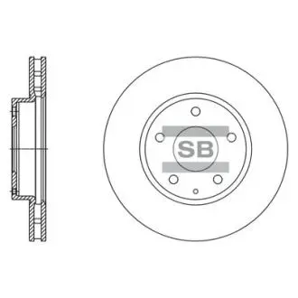 Фото 1 - диск гальмівний Hi-Q (SANGSIN) SD4421 Диск гальмівний Hi-Q (SANGSIN) SD4421 (фото 1)
