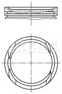 Поршень MAHLE KNECHT 01005 01