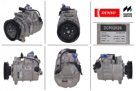 Компресор новий AUDI A4 (8E2, B6) 00-04, A4 Avant (8E5, B6) 01-04 DENSO DCP02026 (фото 1)