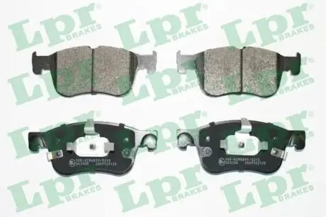 Комплект тормозных колодок с 4 шт. дисков LPR 05P2120 (фото 1)