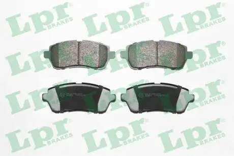 Комплект гальмівніх колодок з 4 шт. дисків LPR 05P2045 (фото 1)