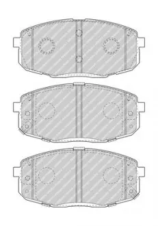 Тормозные колодки, дисковые FERODO FDB5038 (фото 1)