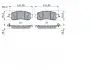 Колодки тормозные дисковые BOSCH 0986424638 (фото 5)