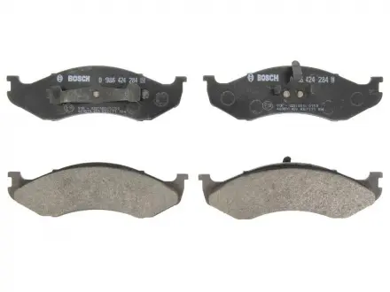 Колодки тормозные дисковые BOSCH 0986424284
