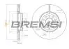 Тормозной диск перед. Caddy III / IV / Golf / Jetta / Passat / Octavia 05- (312x25) BREMSI CD7305V (фото 1)