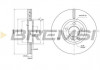Тормозной диск перед. Golf IV / Polo / Octavia / Fabia 97- (288x25) BREMSI CD7221V (фото 1)
