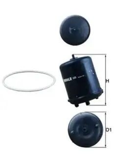 Фильтр масляный MAHLE KNECHT OZ9D (фото 1)
