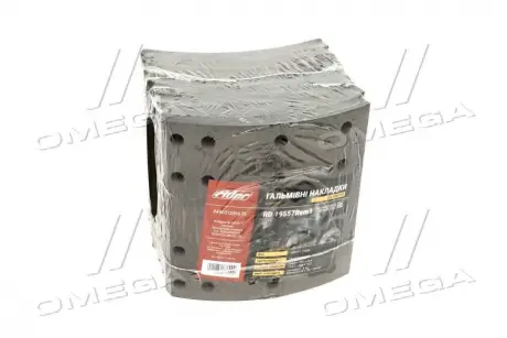 Накладка торм. (Компл. На ось) с заклеп. 419х203 1-й рем. FRUEHAUF, ROR, TRAILOR RIDER RD 19557Rem1