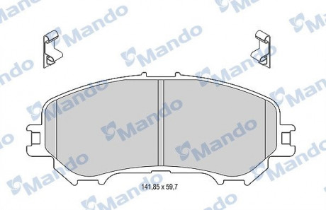 Гальмівні колодки дискові передні MANDO MBF015288