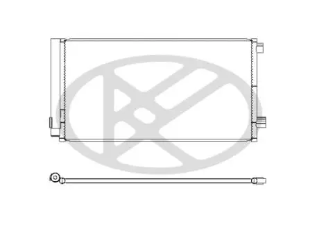 Радіатор кондиціонера KOYORAD CD511038 (фото 1)