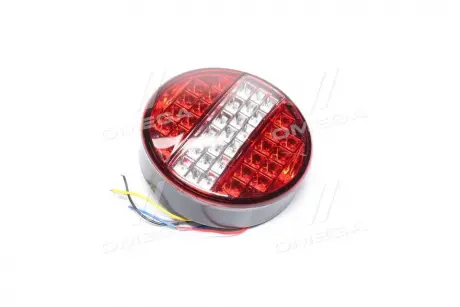 Ліхтар задній круглий LED білий без світла заднього ходу 24v TEMPEST TP 56-12-57
