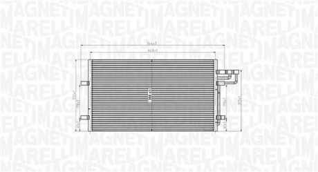 Радиатор кондиционера MAGNETI MARELLI 350203915000 (фото 1)