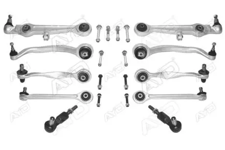 Важіль підвіски (комплект) передній (22мм) Audi A4 (94-), A6 (97-) / VW Passat (97-) AYD 89-02175 (фото 1)