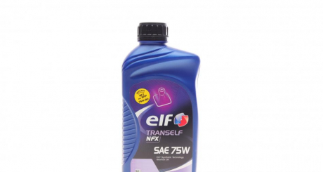 Масло трансмиссионное TRANSELF NFX SAE 75W. 12x1 lt (1 л) ELF 223519 (фото 1)