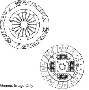 Комплект сцепления Astra G / Vectra B 2.0DTI 97-05 (230mm) NATIONAL CK9661