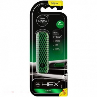 Ароматизатор на дефлектор Car HEX 10g - LEMON Aroma 83579