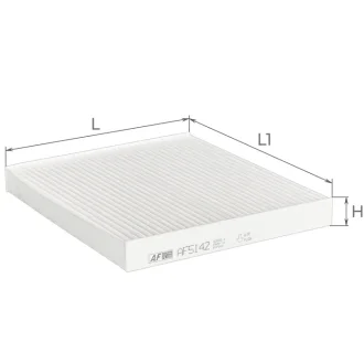 Фильтр салона Hyundai Grandeur 2,2Crdi / 3,3L 05-11, Santa Fe 2,0-2,2Crdi / 2,7L 06-09, Sonata 2,0-2,2Crdi / 2,0-3,3L 05 Альфа ALPHA FILTER AF5142