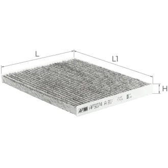 Фильтр салона (с акт углем) Hyundai Tucson 2,0Crdi / 2,0-2,7L 04- / Kia Sportage 2,0Crdi / 2,0-2,7L 04- Альфа ALPHA FILTER AF5074a