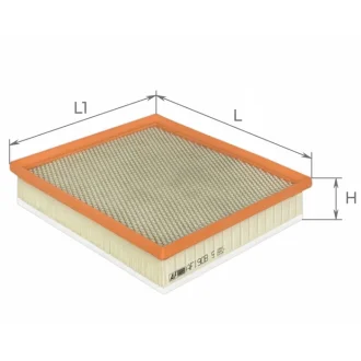 Фільтр повітряний (з сіткою) CHEVROLET EUROPE Malibu / OPEL Insignia / SAAB 9-5 II Альфа ALPHA FILTER AF1908s
