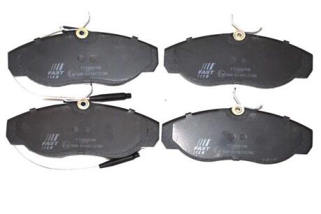 Колодки тормозные дисковые CITROEN JUMPER 02-06, CITROEN JUMPER 94-02, PEUGEOT BOXER 94-02 FAST FT29007HD (фото 1)