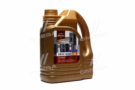 Масла моторные. Ultra Plus 5W30 SN VW 504/507 (Канистра 4л) BREXOL 48391051000