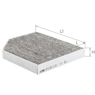 Фильтр салона (с акт углем) Audi A4, A5, Q5 Альфа ALPHA FILTER AF5108a