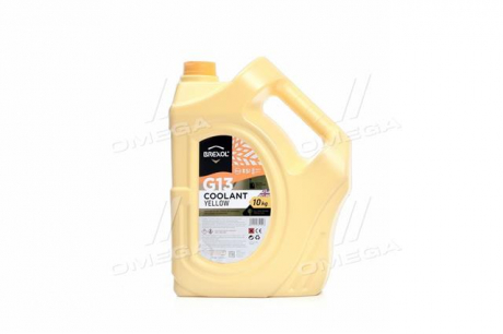 Антифриз YELLOW G13 Antifreeze (желтый) 10kg BREXOL Antf-019