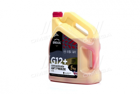 Антифриз <> RED CONCENTRATE G12 + (-80C) 5kg BREXOL Antf-027