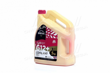 Антифриз RED G12 + Antifreeze (красный) 5kg BREXOL Antf-012