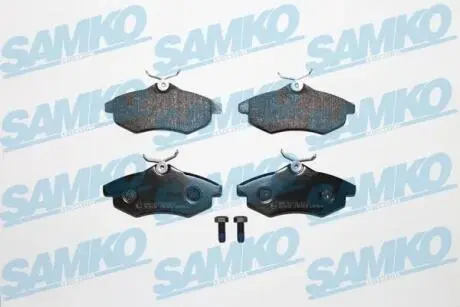 Тормозные колодки передние C2 / C3 (диски невент.) SAMKO 5SP805