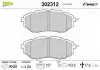 Гальмівні колодки дискові SUBARU Forester / Legact / Outback / Tribeca "1,6-3,6" F "03 >> Valeo 302312 (фото 1)