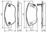 Колодки тормозные дисковые BOSCH 0986495103 (фото 1)