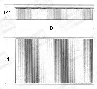 Фильтр воздушный CHAMPION U593606