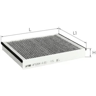 Фильтр салона FORD Focus III, Transit Connect II; VOLVO V40 II Альфа ALPHA FILTER AF5084a