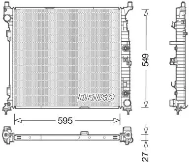 Радиатор наддува DENSO DRM17055