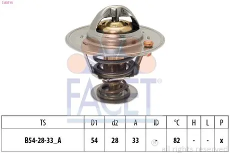 Термостат FACET 7.8371S